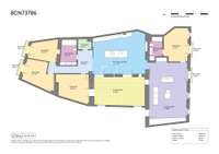 living - Piso de 195m² con 10m² terraza en venta en El Born - Plano del piso thumbnail - 1