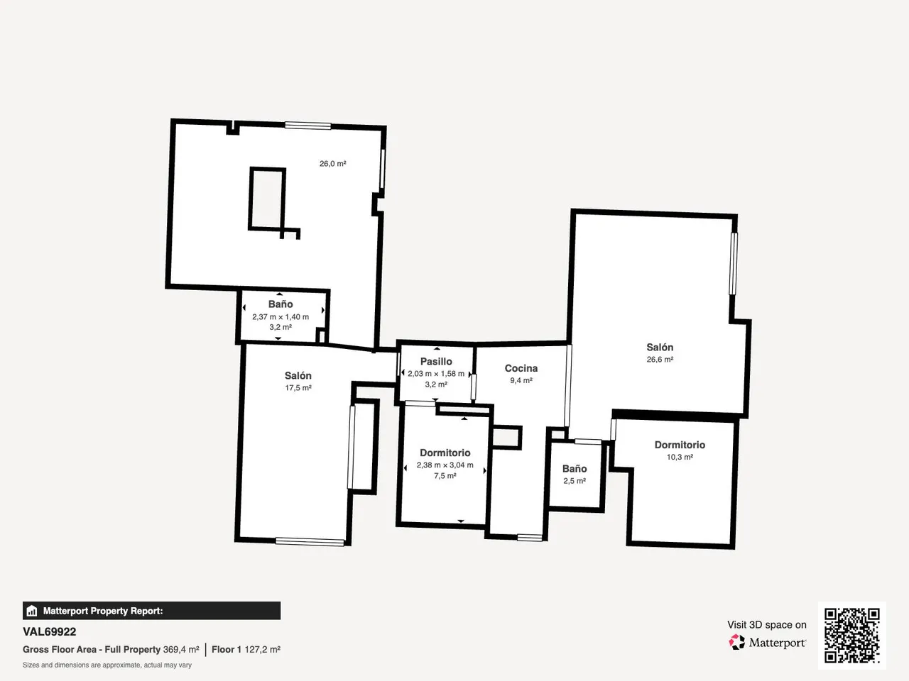 living - Casa / villa de 379m² en venta en Valencia Region, Valencia - Plano del piso - 2