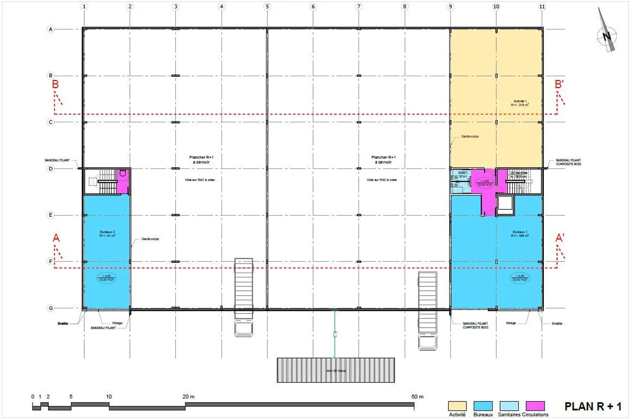 logistics - Warehouse / Offices For Rent - Floor Plan - 1