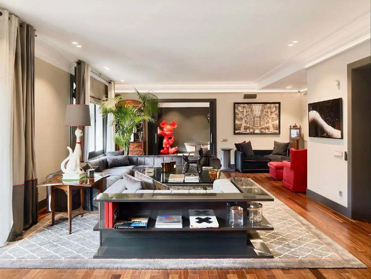 living - 563m² apartment with 80m² terrace for sale in Turó Park - gallery - 2