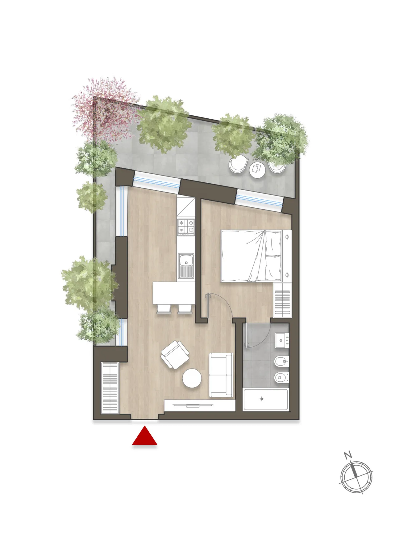 living - San Martino 15 - Living - Dils - Floor Plan - 1