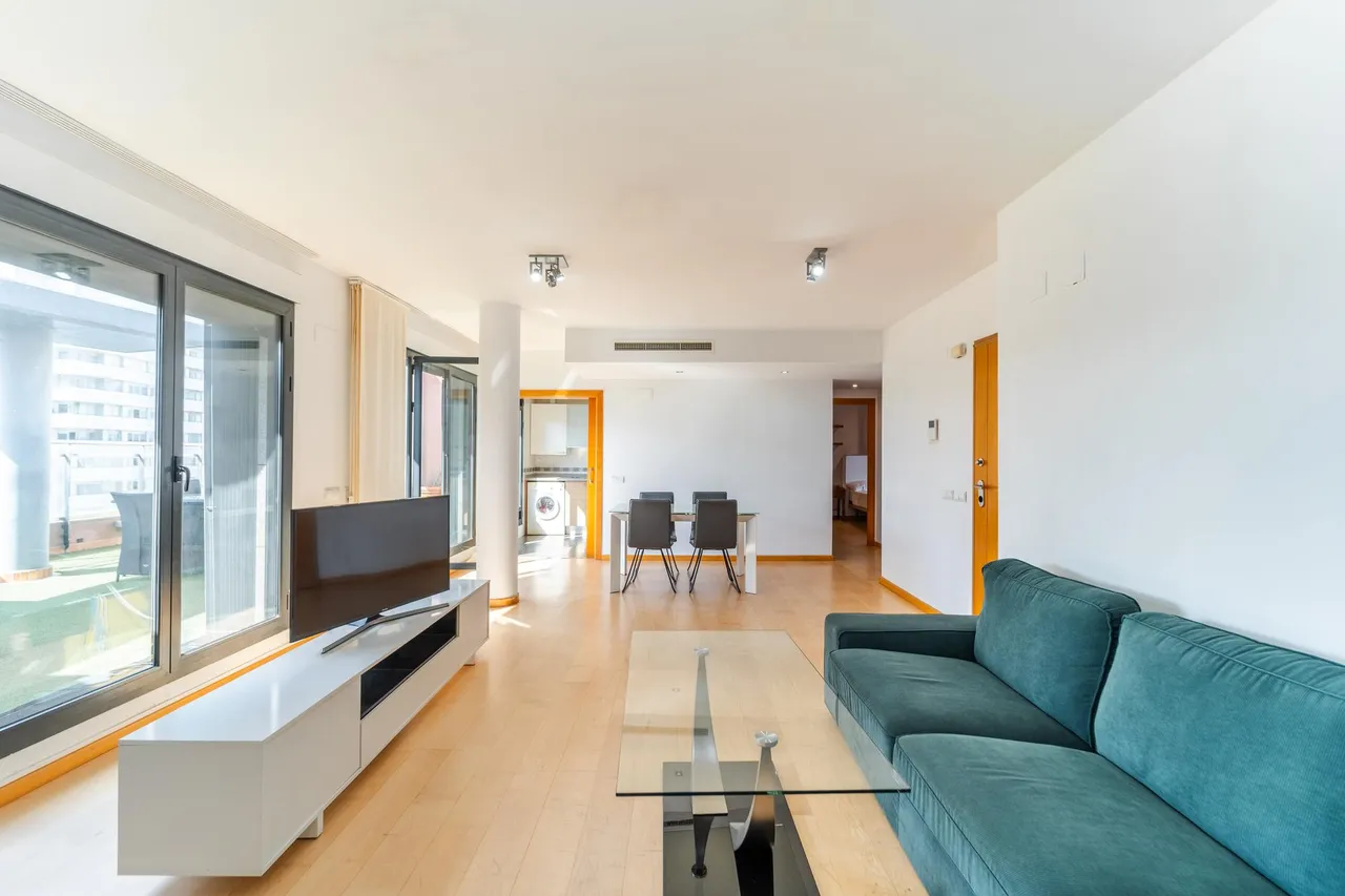 living - 100m² penthouse with 65m² terrace for sale in Ciudad de las Ciencias - gallery - 5