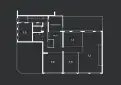 office - Unitz - Unitz 1e Jan Steenstraat 84 - Office - Dils - Plan d'étage thumbnail - 1