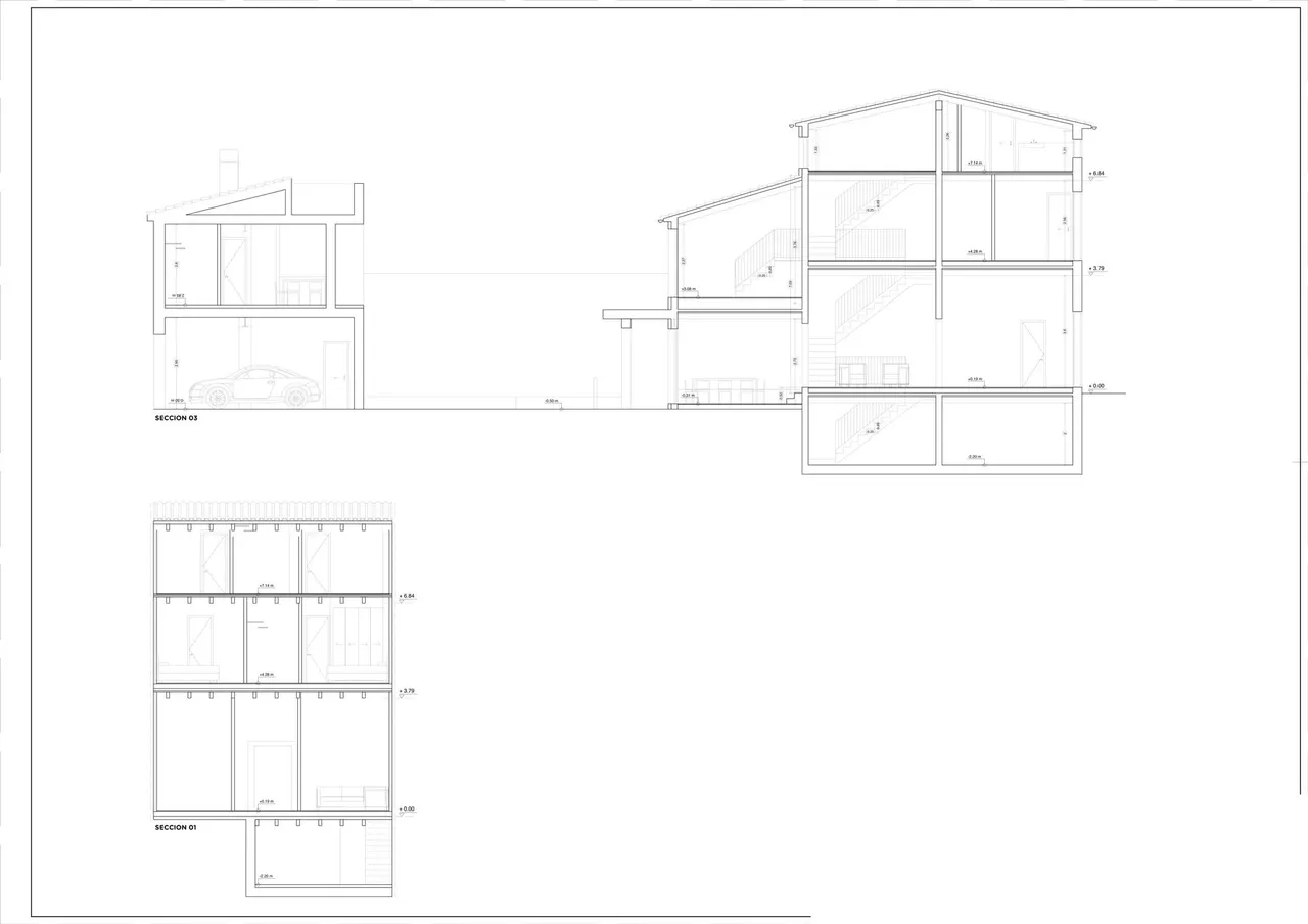 living - Casa / villa de 427m² con 60m² de jardín en venta en Pollença - Plano del piso - 2