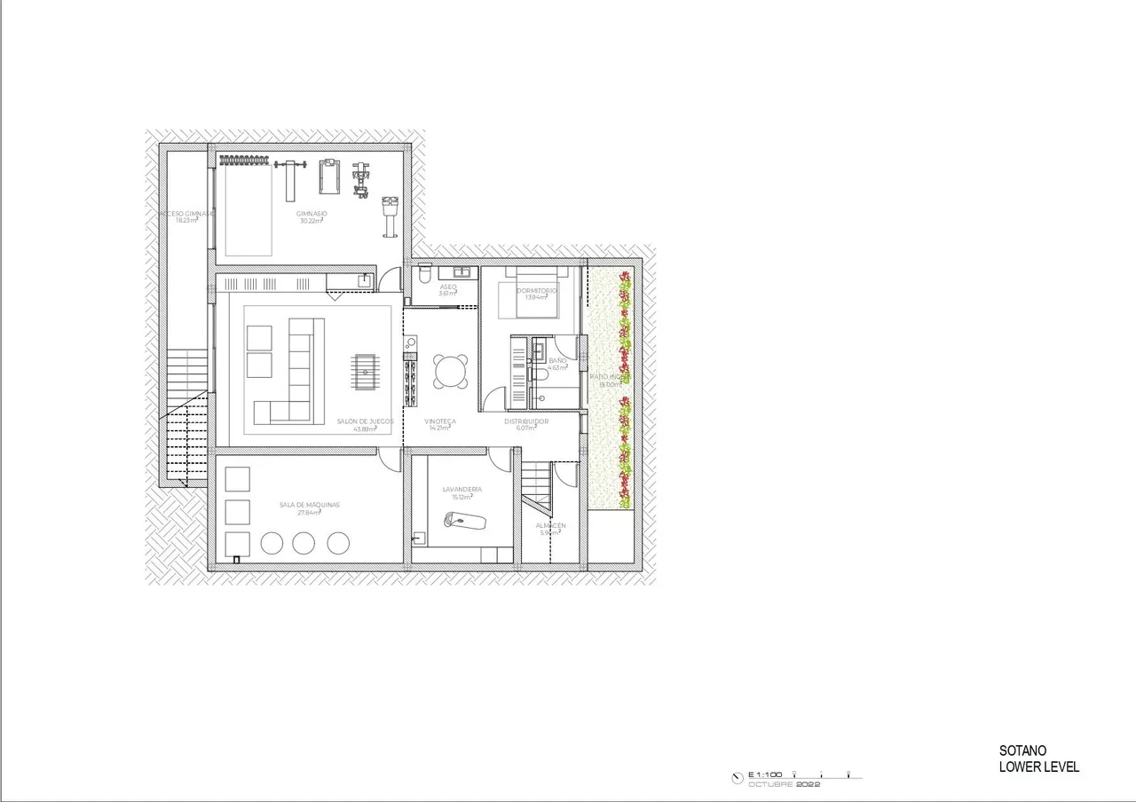 living - 521m² house / villa with 140m² terrace for sale in Benahavís - Floor Plan - 2
