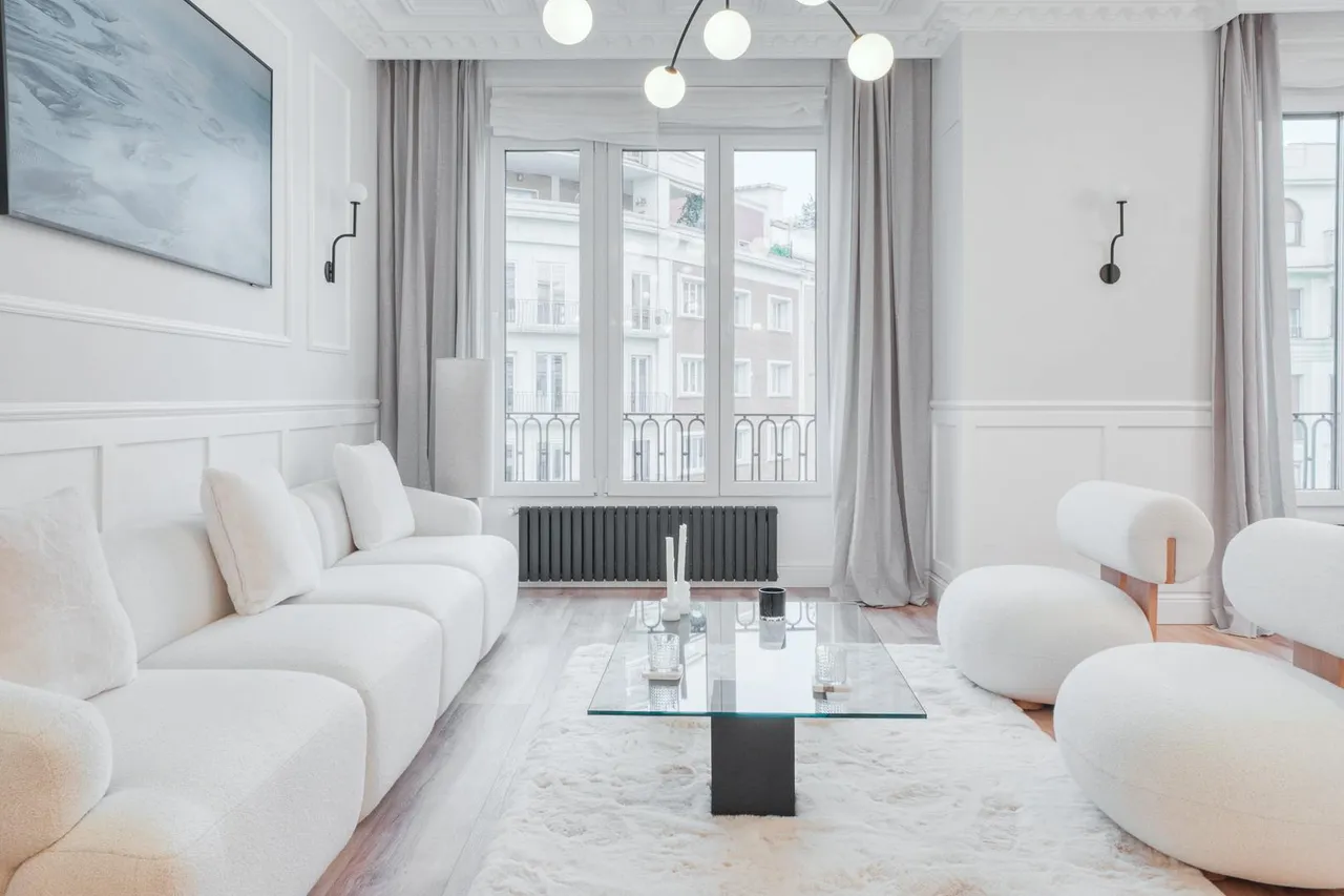 living - Piso de 163m² en venta en Goya, Madrid - gallery - 4