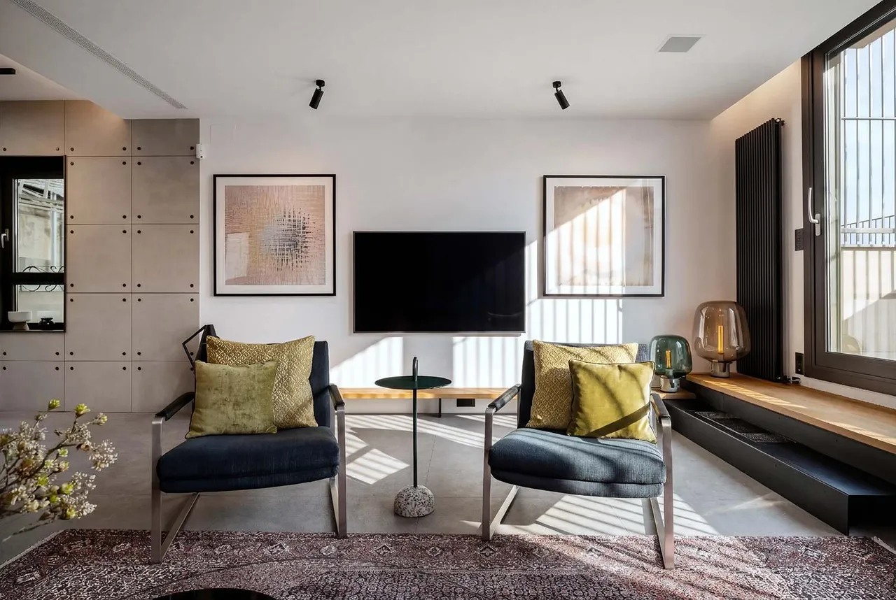 living - Piso de 150m² con 172m² terraza en venta en Eixample Derecho - gallery - 8