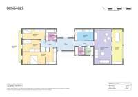 living - Piso de 168m² en venta en Eixample Izquierdo, Barcelona - Plano del piso thumbnail - 1