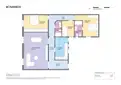 living - Piso de 112m² en venta en Eixample Izquierdo, Barcelona - Plano del piso thumbnail - 1
