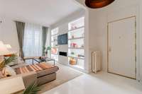 living - 104m² apartment for rent in Trafalgar, Madrid - gallery thumbnail - 8