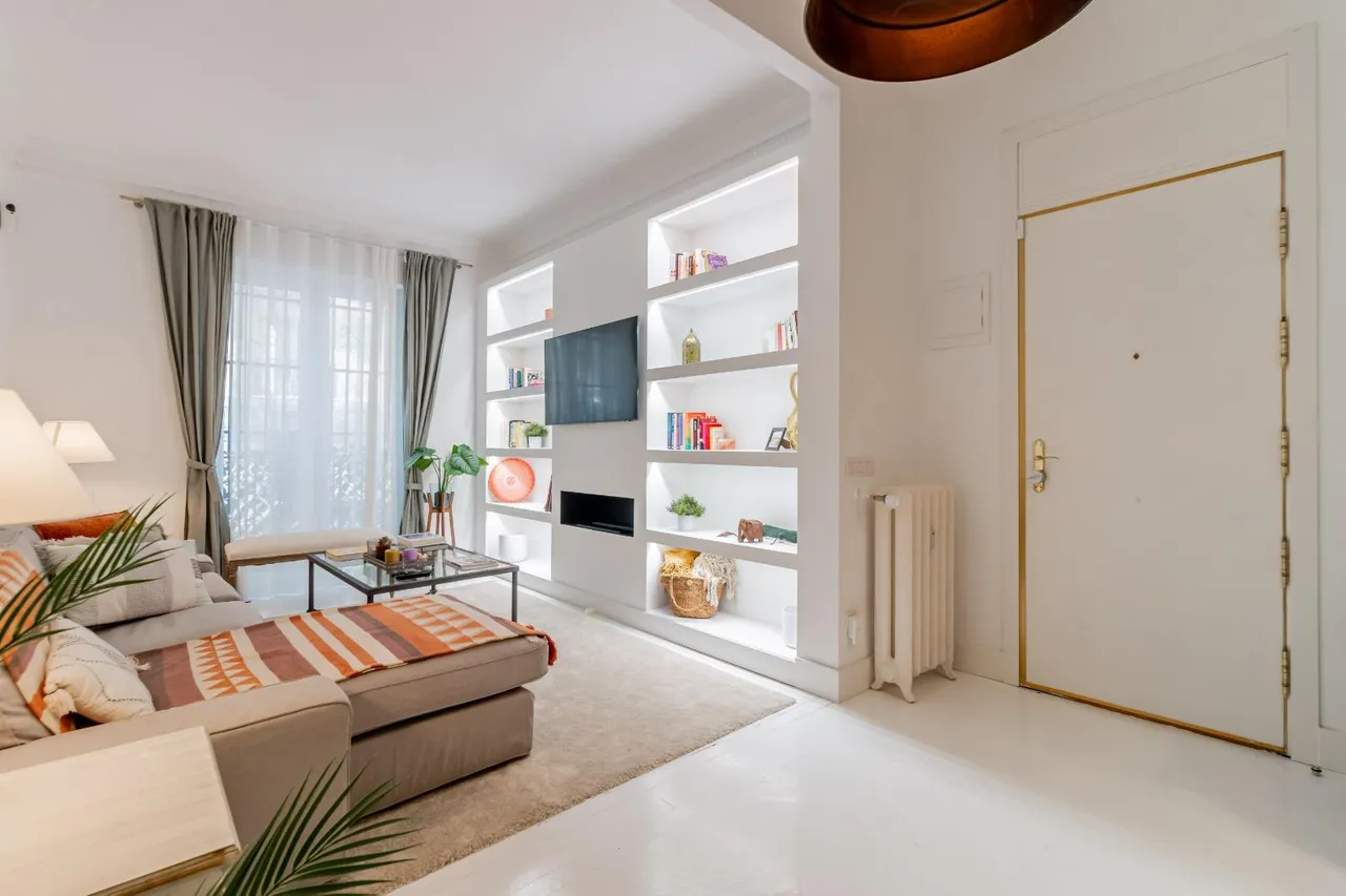 living - Piso de 104m² en alquiler en Trafalgar, Madrid - gallery - 8