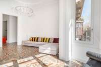 living - Piso de 222m² con 48m² terraza en venta en Eixample Derecho - gallery thumbnail - 10