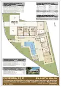 living - Villa de obra nueva con 3 dormitorios  en venta con piscina cerca del mar en Mijas Costa - Plano del piso thumbnail - 2