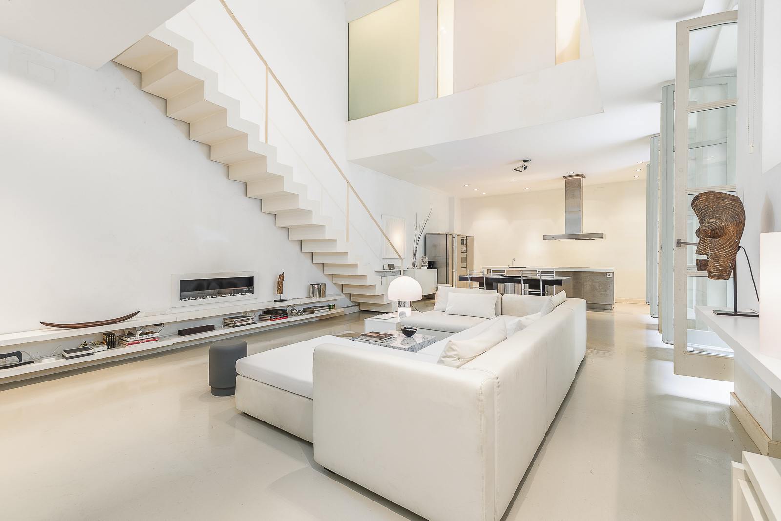 living - Piso de 176m² con 30m² terraza en venta en El Born - gallery thumbnail - 10