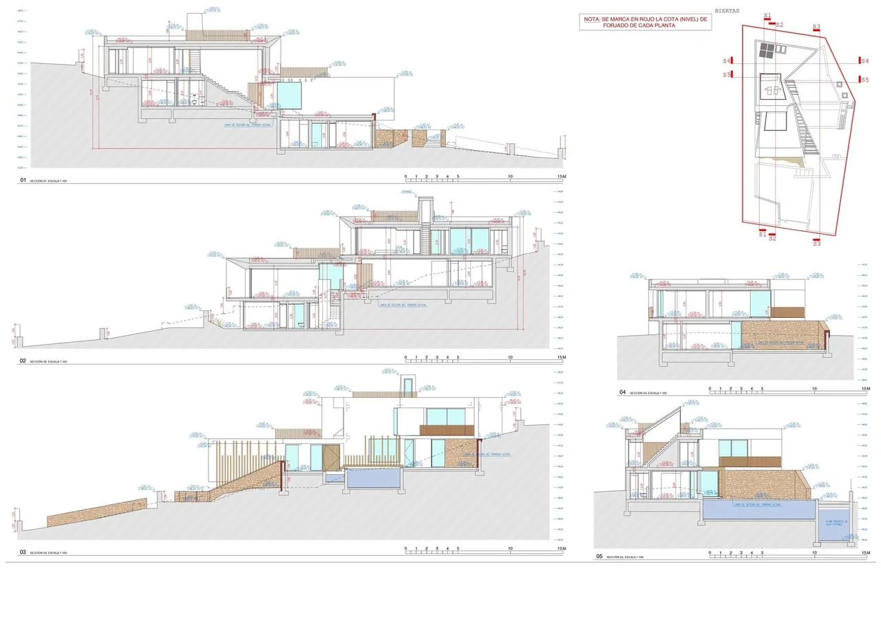 living - 485m² house / villa for sale in Ibiza Town - Floor Plan - 2