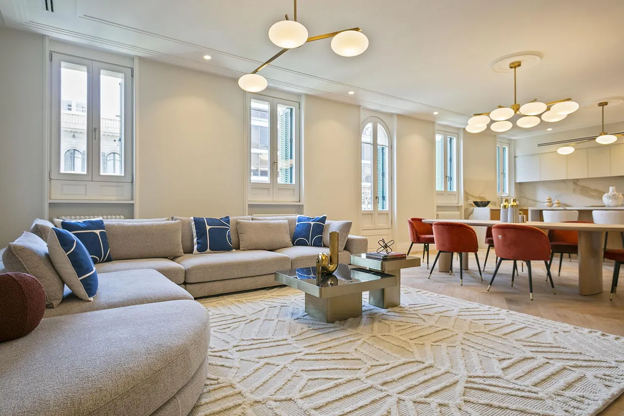 living - 178m² penthouse with 42m² terrace for sale in Eixample Right - gallery - 4