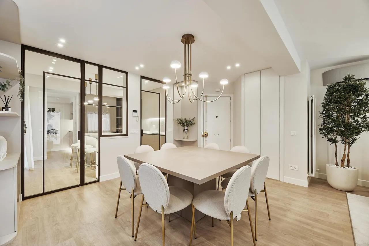living - 164m² apartment with 10m² terrace for sale in Lista, Madrid - gallery - 3