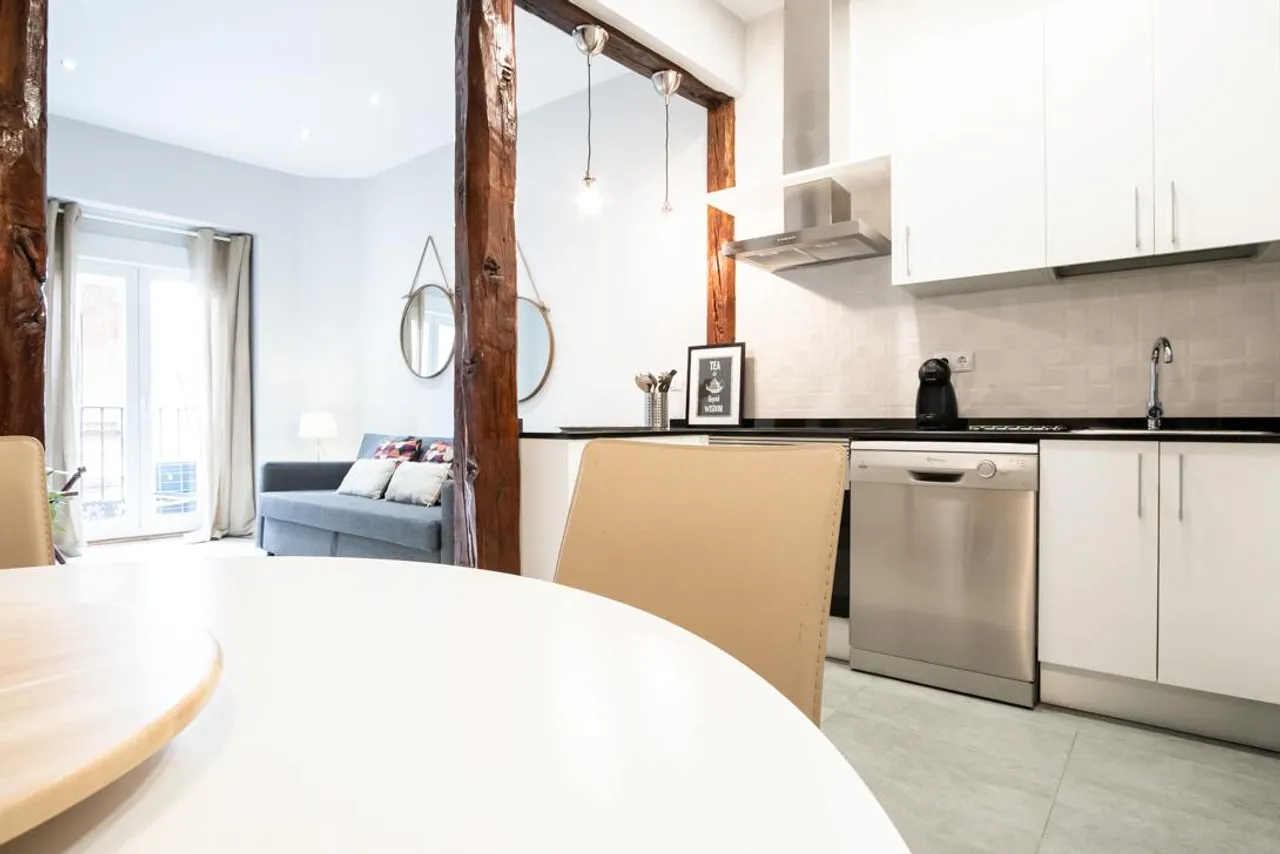 living - 45m² apartment for rent in Cortes / Huertas, Madrid - gallery - 5
