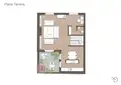 living - Carlo D'Adda 9A - Living - Dils - Verdiepingsplan thumbnail - 1