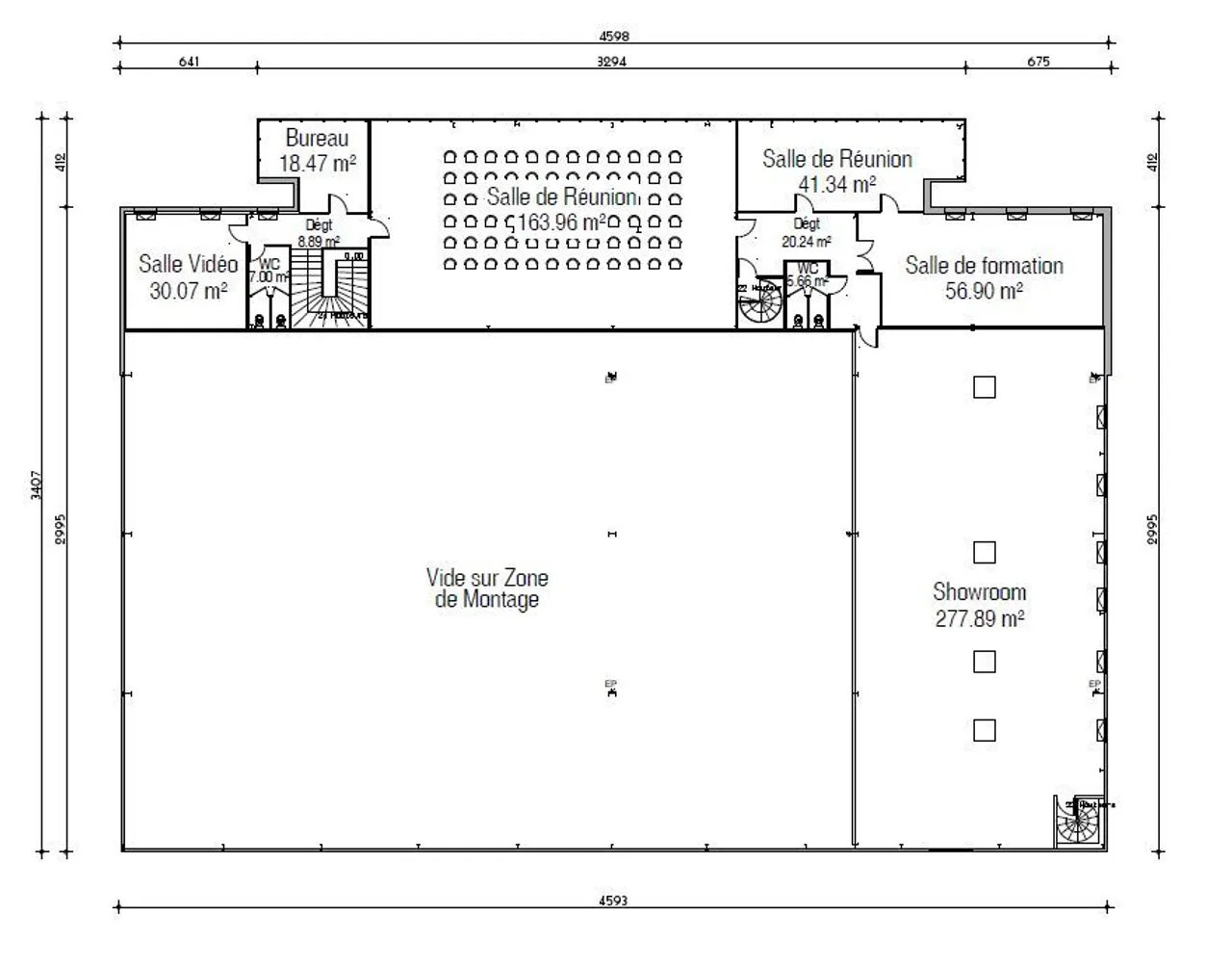 logistics - Light Industrial Premises / Offices For Rent - Verdiepingsplan - 2