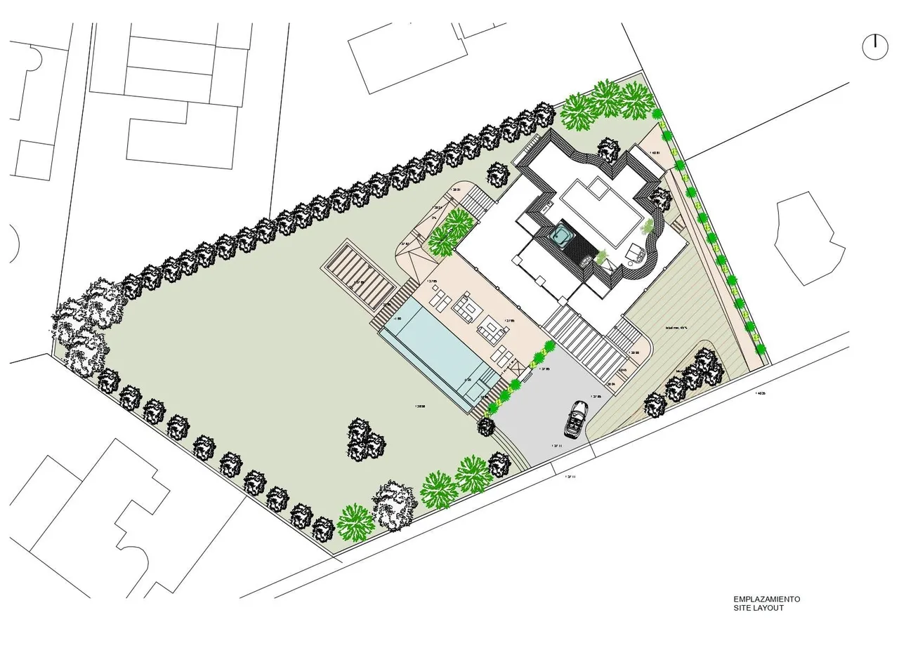 living - Casa / villa de 1,112m² con 2,529m² de jardín en venta en Nueva Andalucía - Plano del piso - 1