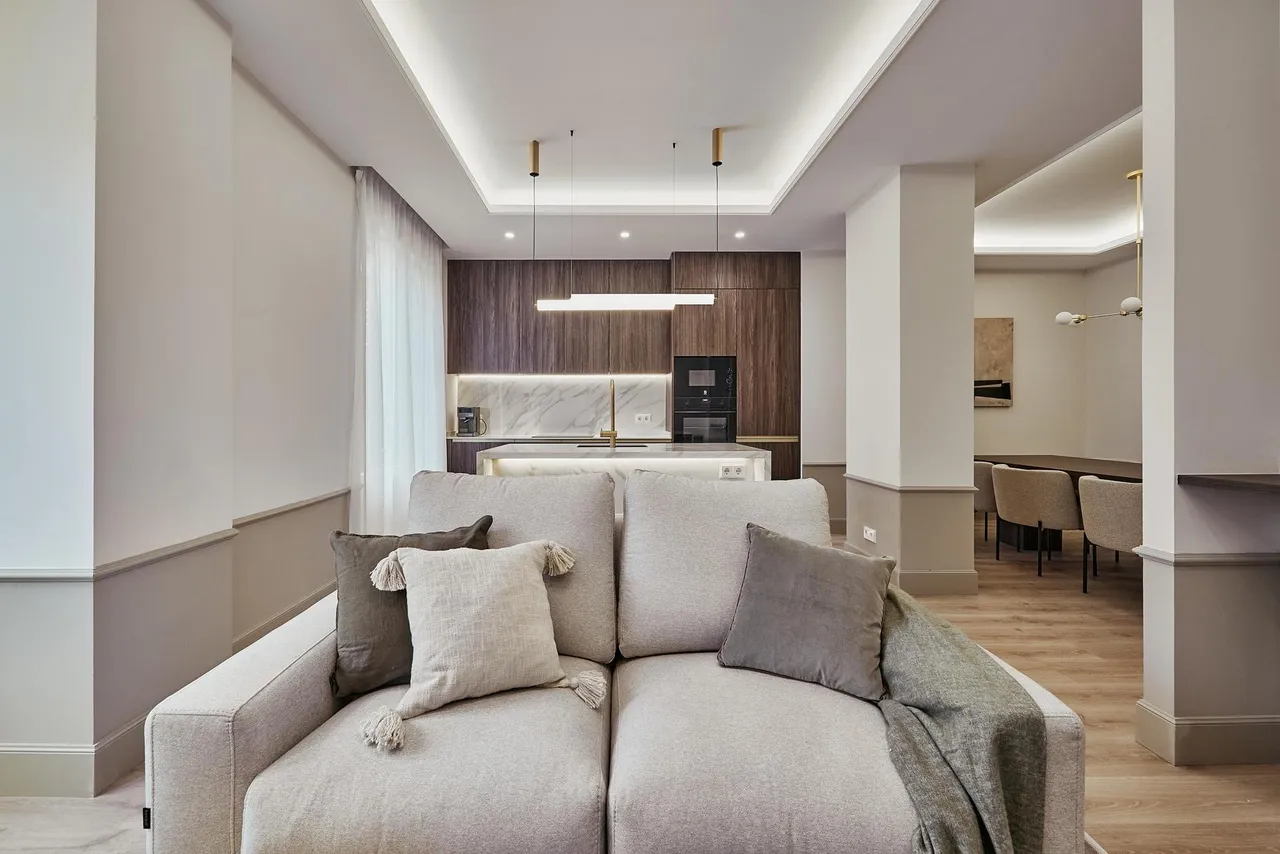 living - Piso de 162m² en venta en Goya, Madrid - gallery - 3