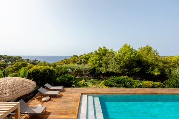 living - 350m² house / villa for sale in San José, Balearic Islands - featured