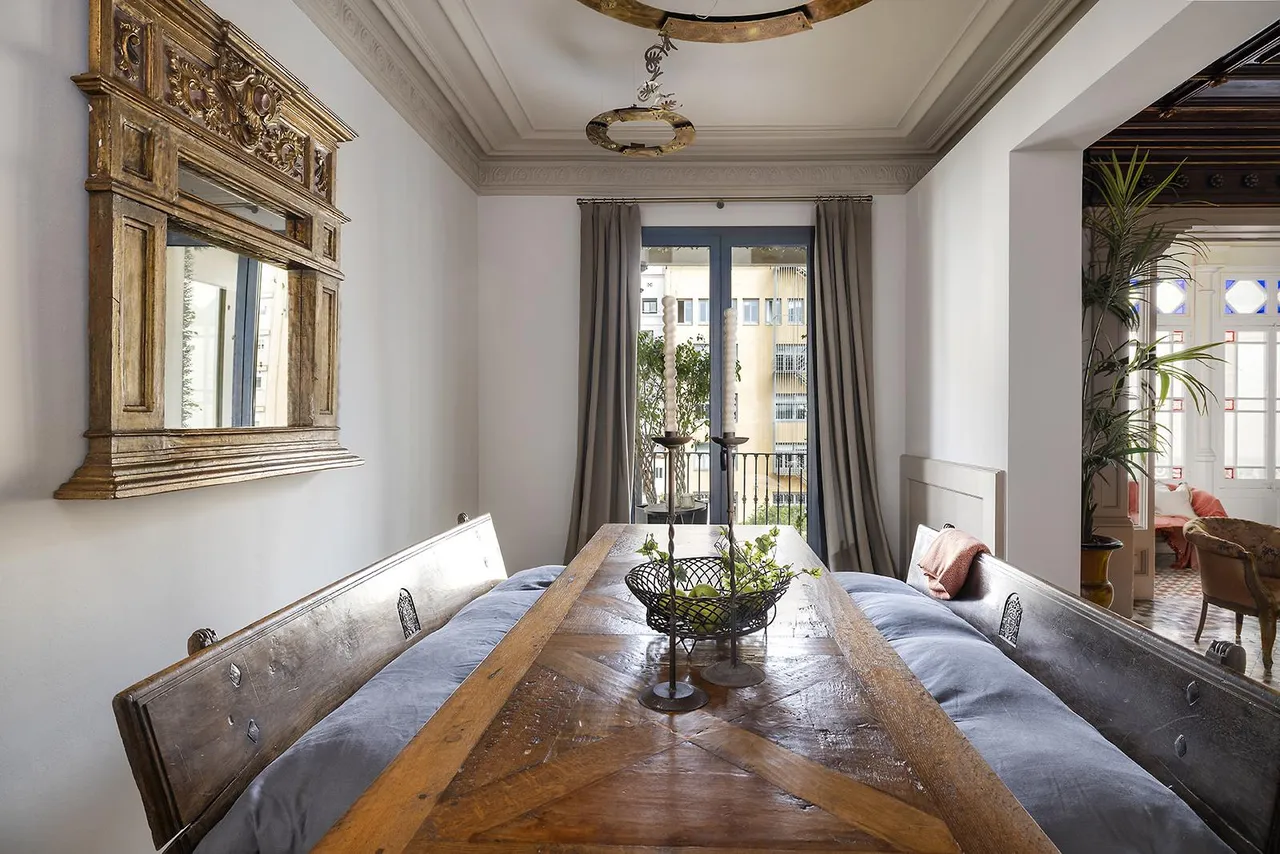 living - Piso de 205m² con 7m² terraza en alquiler en Eixample Derecho - gallery - 8