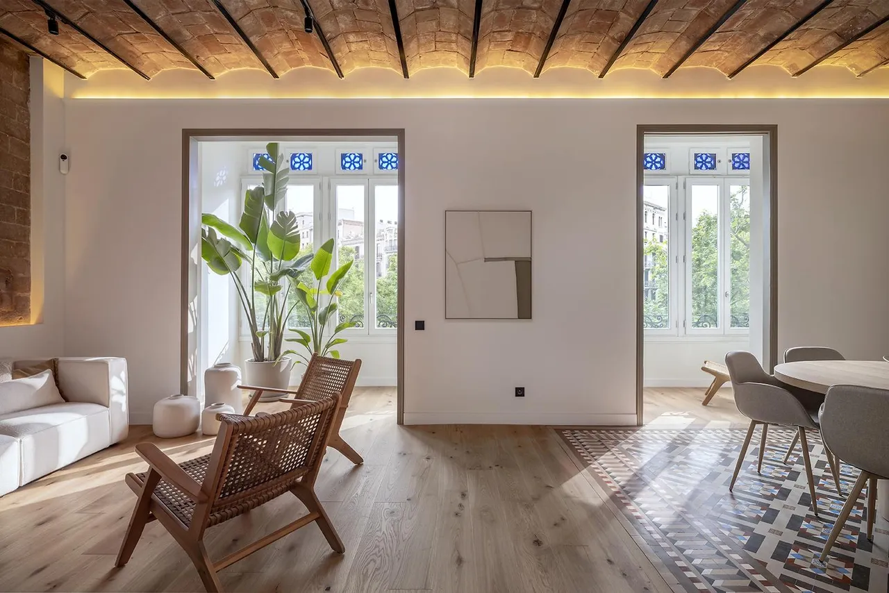 living - 168m² apartment for sale in Eixample Left, Barcelona - gallery - 3