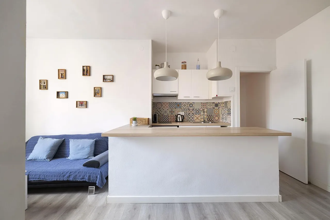 living - Piso de 45m² en venta en El Putxet, Barcelona - gallery - 6