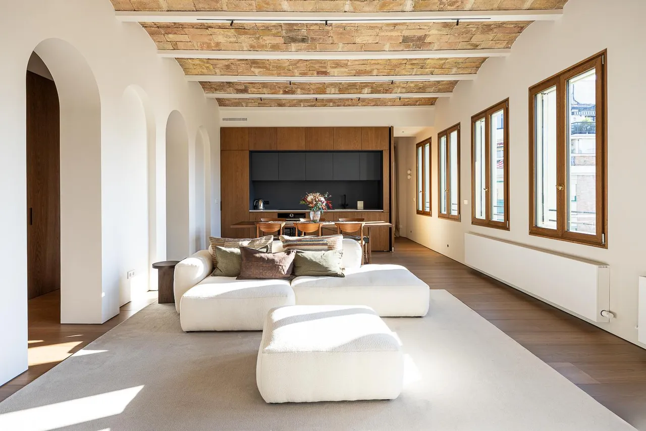 living - 142m² apartment for sale in Eixample Right, Barcelona - gallery - 3