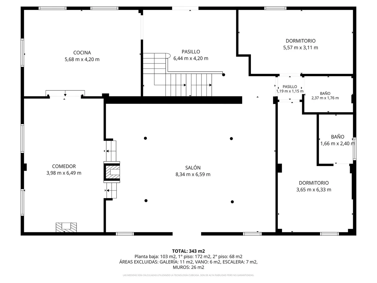 living - Piso de 186m² con 48m² terraza en venta en Este Marbella - Plano del piso - 2