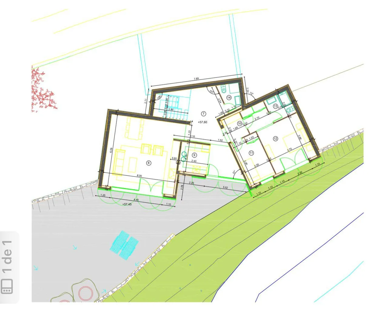 living - 241m² house / villa for sale in El Port de la Selva - Floor Plan - 2