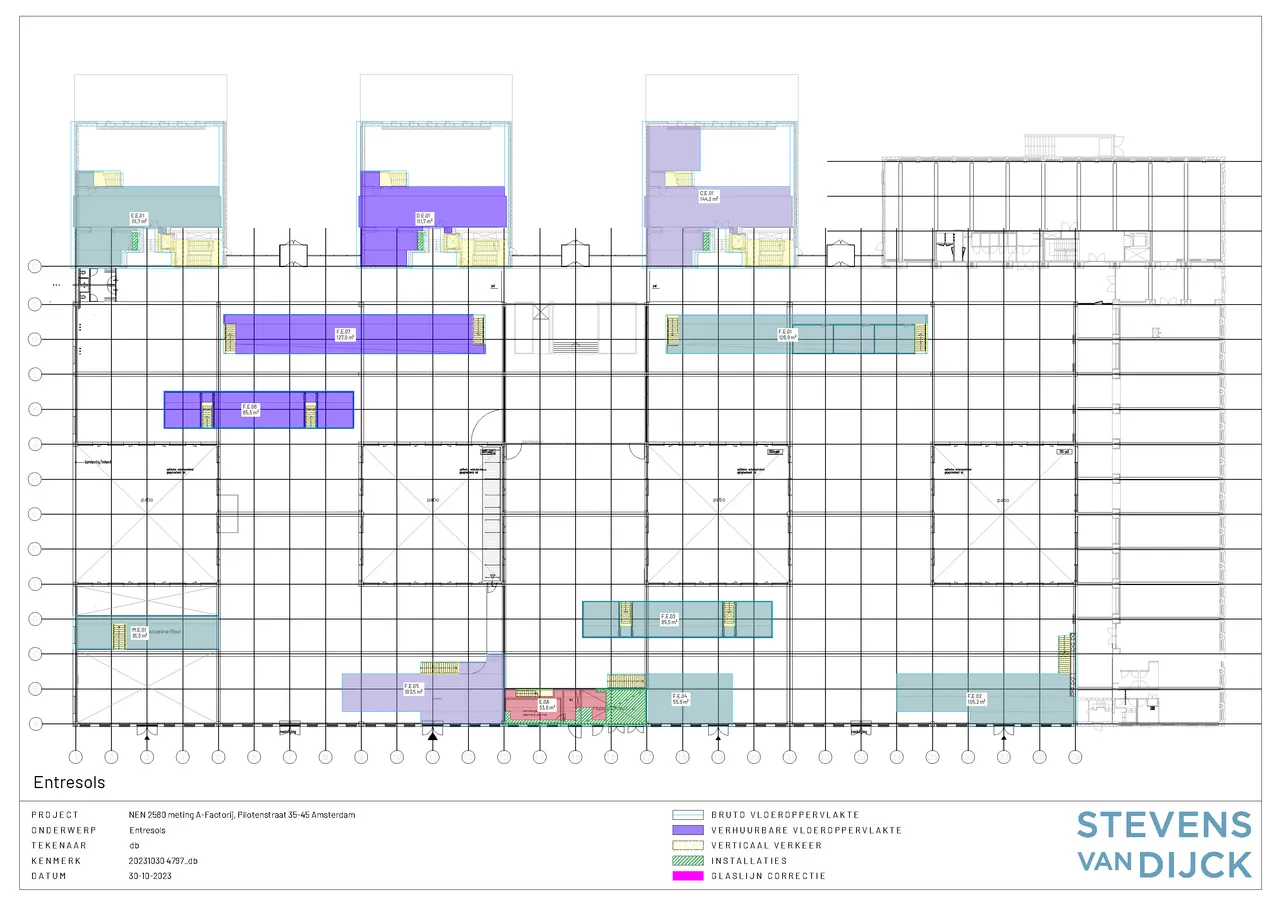 office - A-Factorij - Office - Dils - Plan d'étage - 1