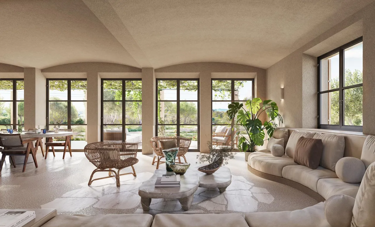 living - Casa rural de 597m² en venta en Santa Maria del Cami - gallery - 4