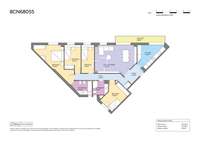 living - 122m² apartment with 8m² terrace for sale in Vila Olímpica - Floor Plan thumbnail - 1