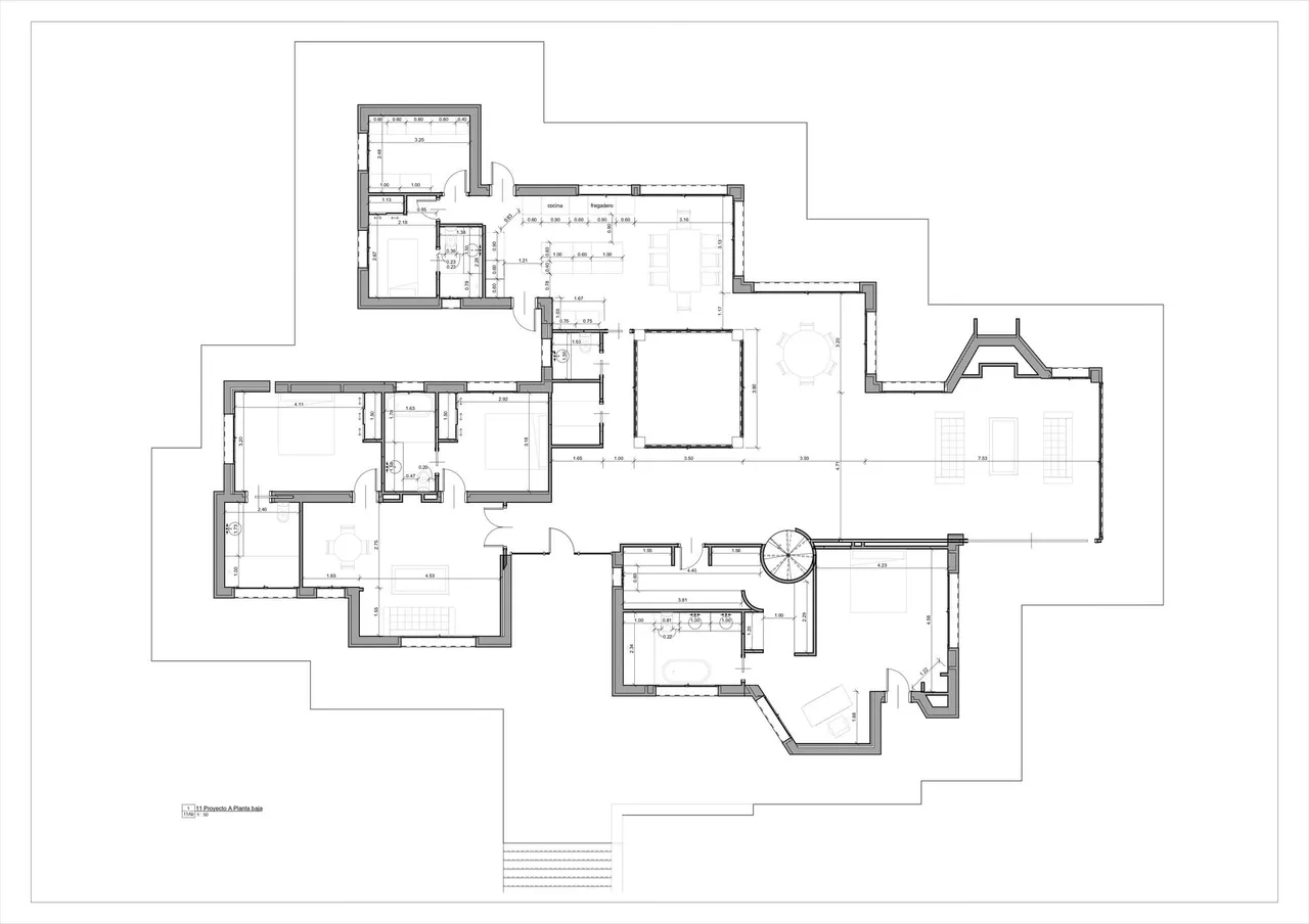 living - 600m² house / villa for sale in Ciudalcampo, Madrid - Floor Plan - 5