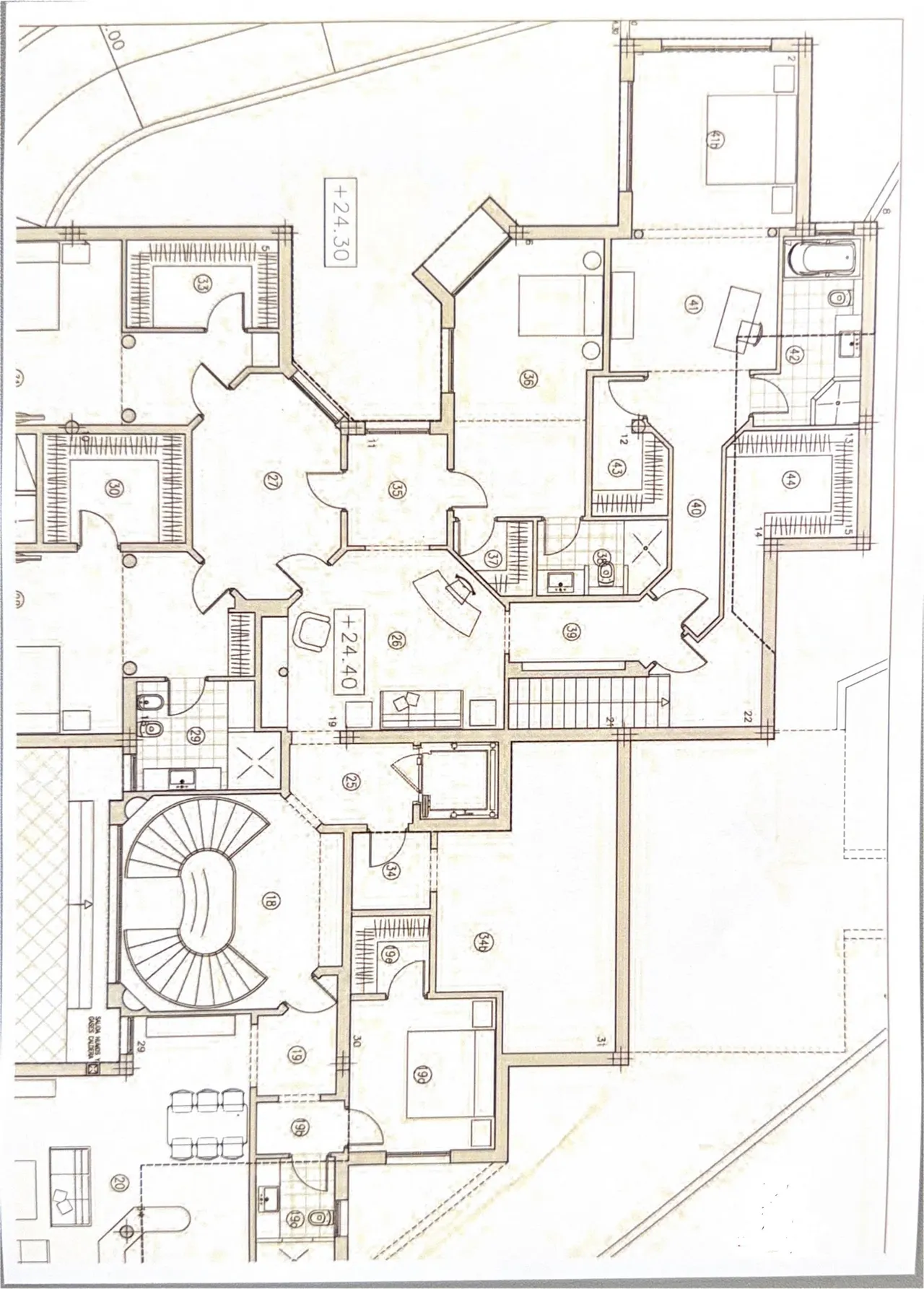 living - 898m² house / villa for sale in Costa de la Calma - Floor Plan - 1
