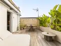 living - Ático de 52m² con 62m² terraza en venta en Eixample Derecho - gallery thumbnail - 6