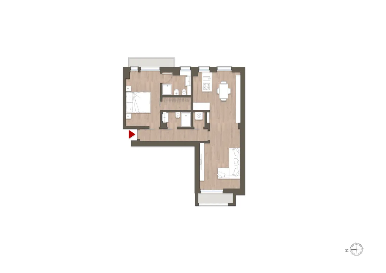 living - Como 2 - Living - Dils - Plan d'étage - 1
