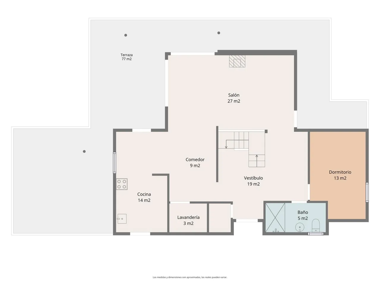living - 297m² house / villa with 102m² terrace for sale in Olivella - Floor Plan - 1