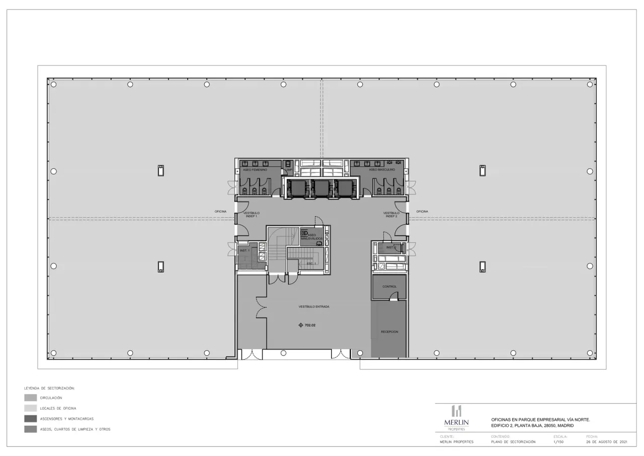 office - Campus Via Norte - Oficinas - Dils - Plano del piso - 18