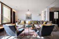 living - Piso de 150m² con 172m² terraza en venta en Eixample Derecho - gallery thumbnail - 3