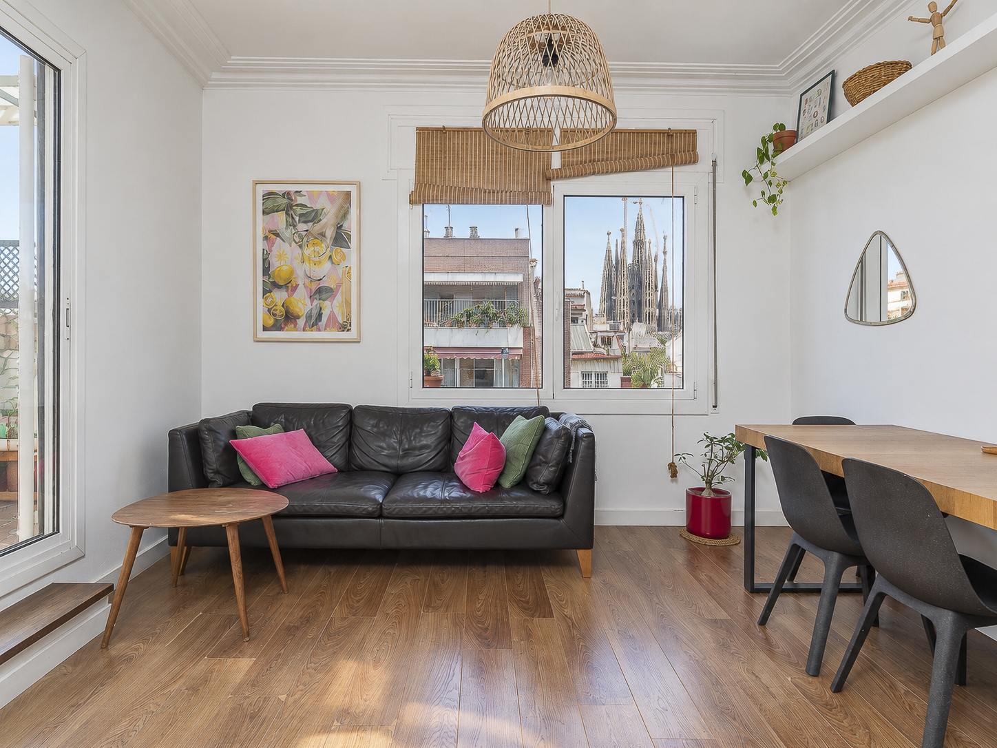 living - Ático de 88m² con 13m² terraza en venta en Eixample Derecho - gallery - 4