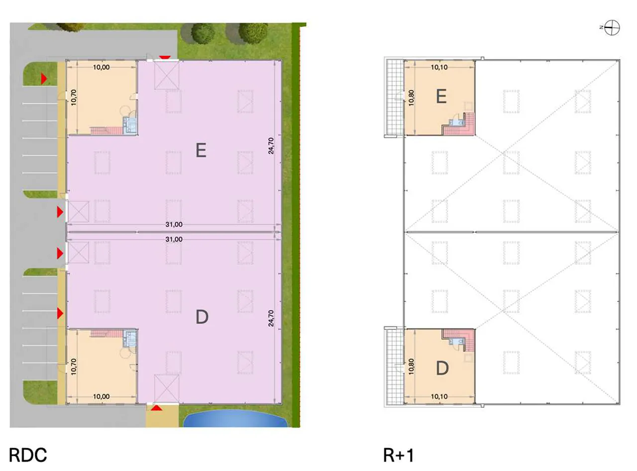 logistics - Activités / Bureaux À Vendre - Plan d'étage - 2