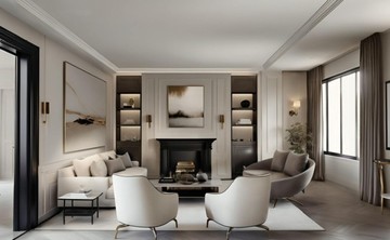 living - Piso de 599m² en venta en Almagro, Madrid - featured