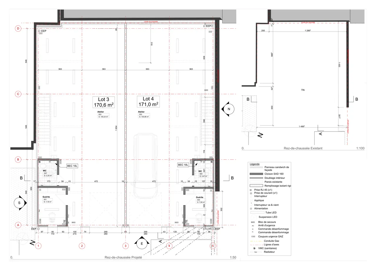logistics - Light Industrial Premises / Offices For Rent - Verdiepingsplan - 1