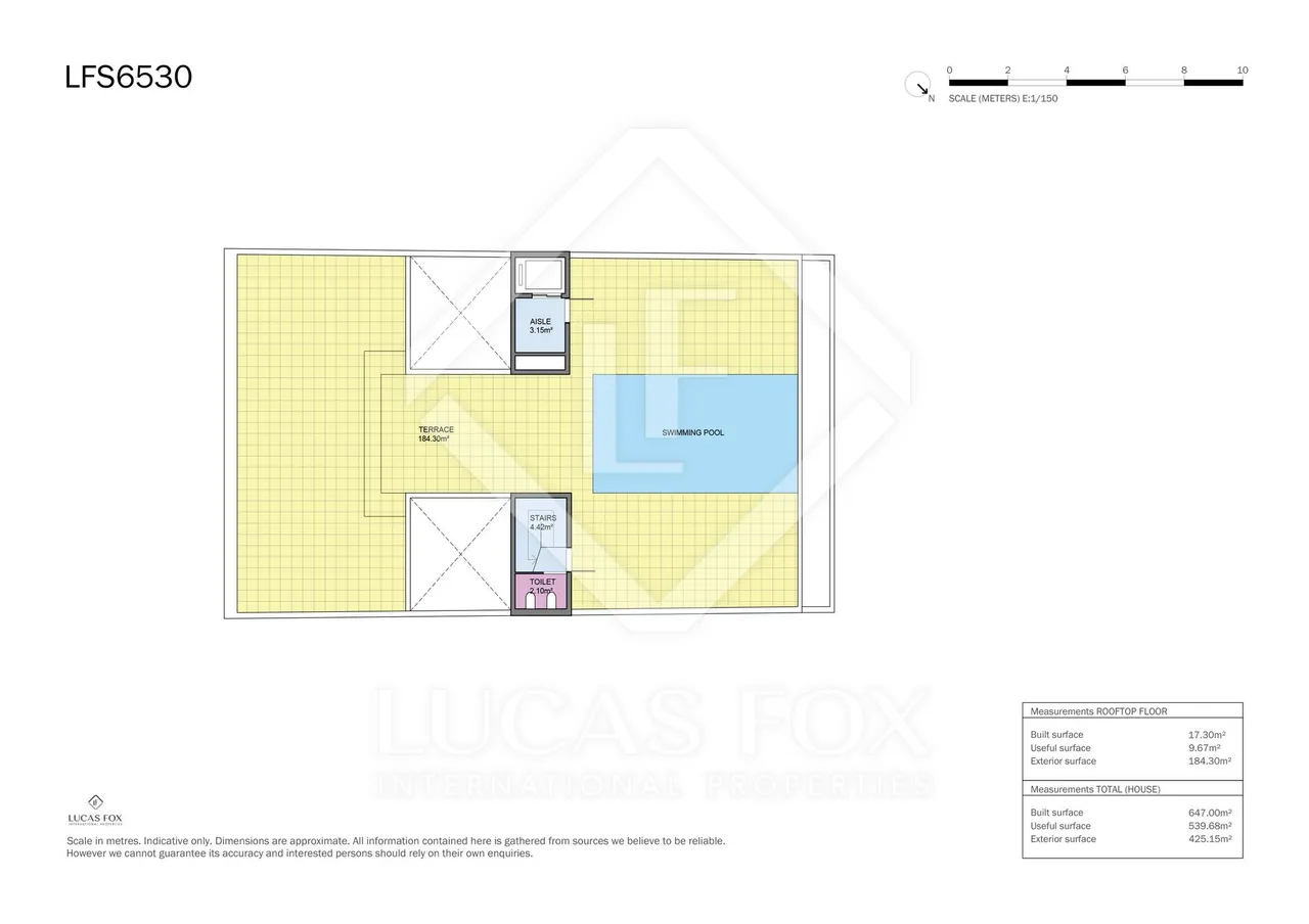 living - Casa / villa de 647m² con 425m² terraza en venta en Sant Gervasi - La Bonanova - Plano del piso - 4