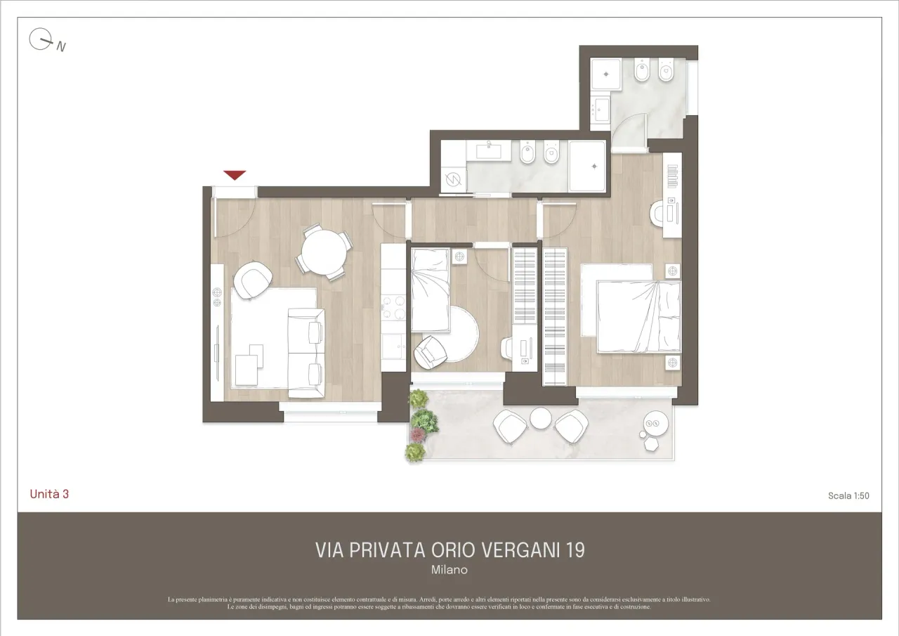 living - Vergani 19 - Living - Dils - Planimetria - 1