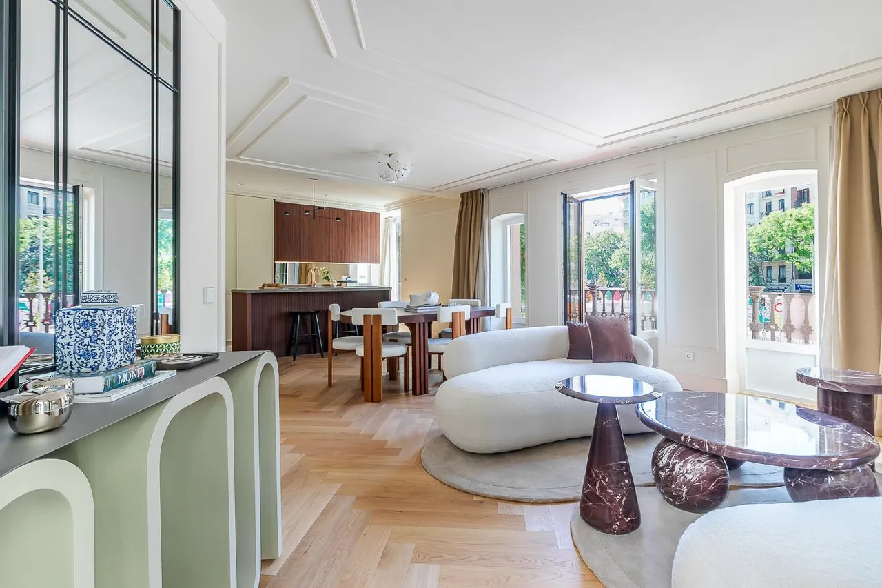 living - Piso de 182m² en venta en Goya, Madrid - gallery - 9